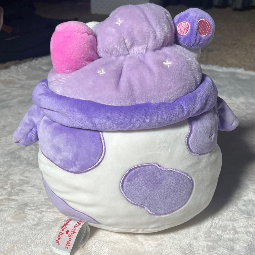 Cuddle Barn Plush Goals Moksha Mooshake Cow Series 2 Purple Goth Kawaii Plushie - Picture 7 of 11
